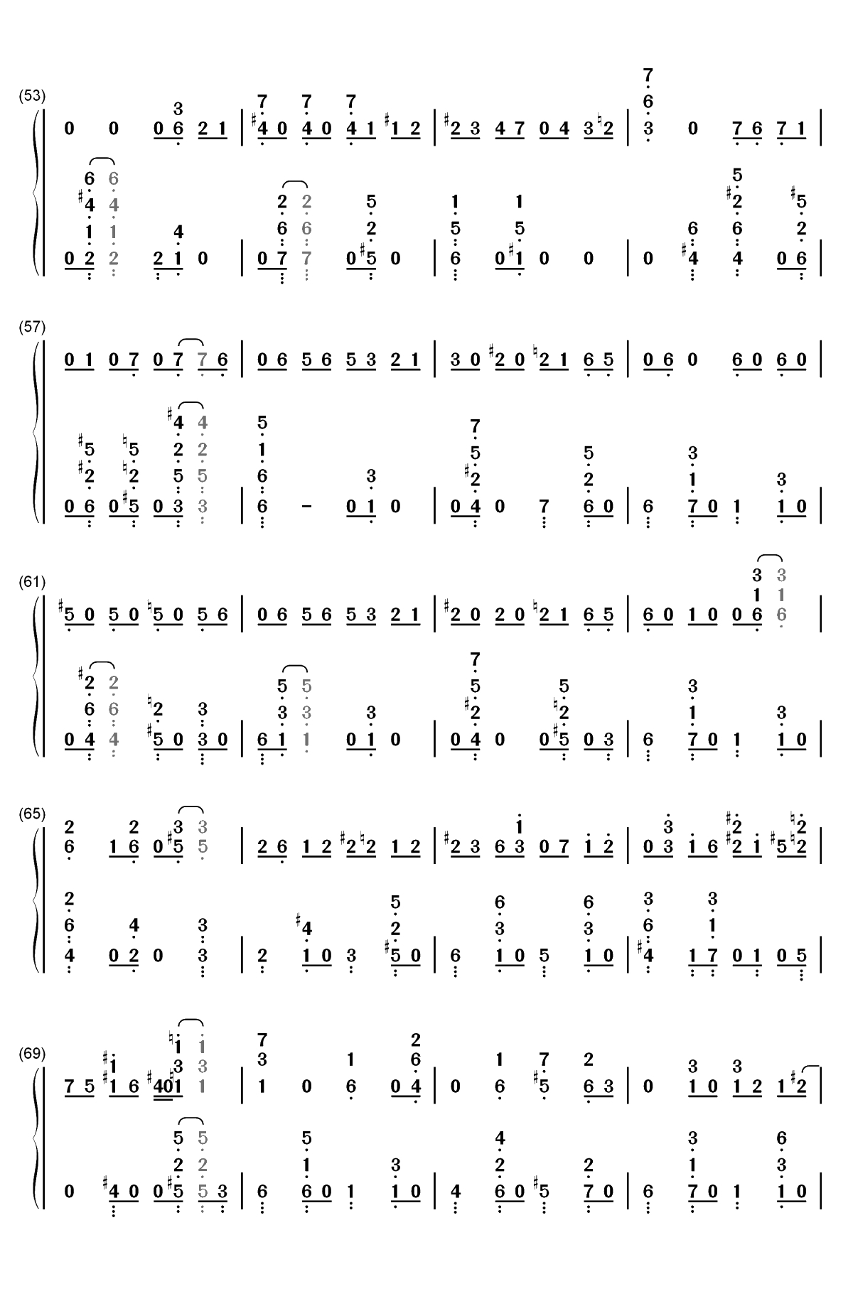 GIN TONIC ~オヤジ~-大岳香子双手简谱预览4