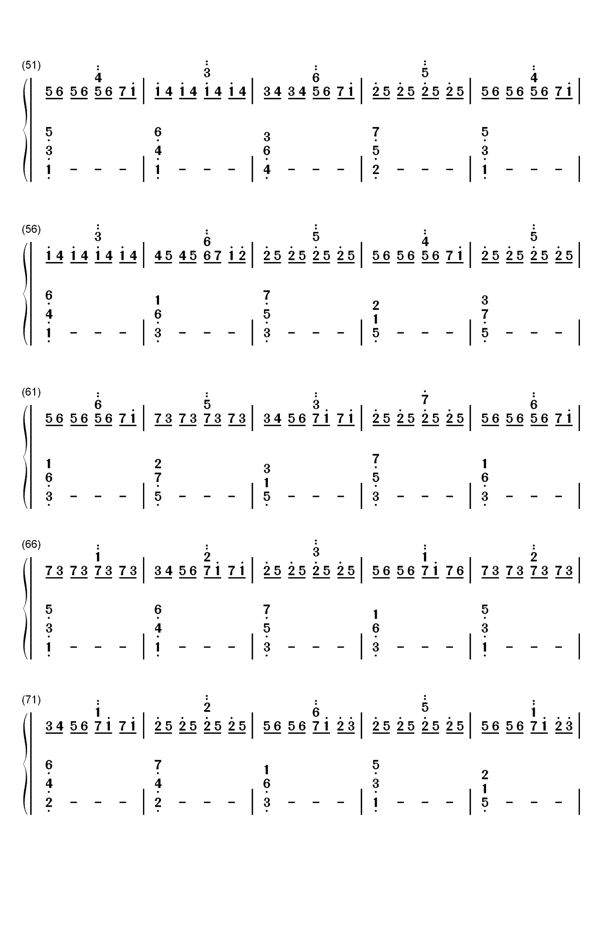 On the Nature of Daylight-降临OST双手简谱预览3