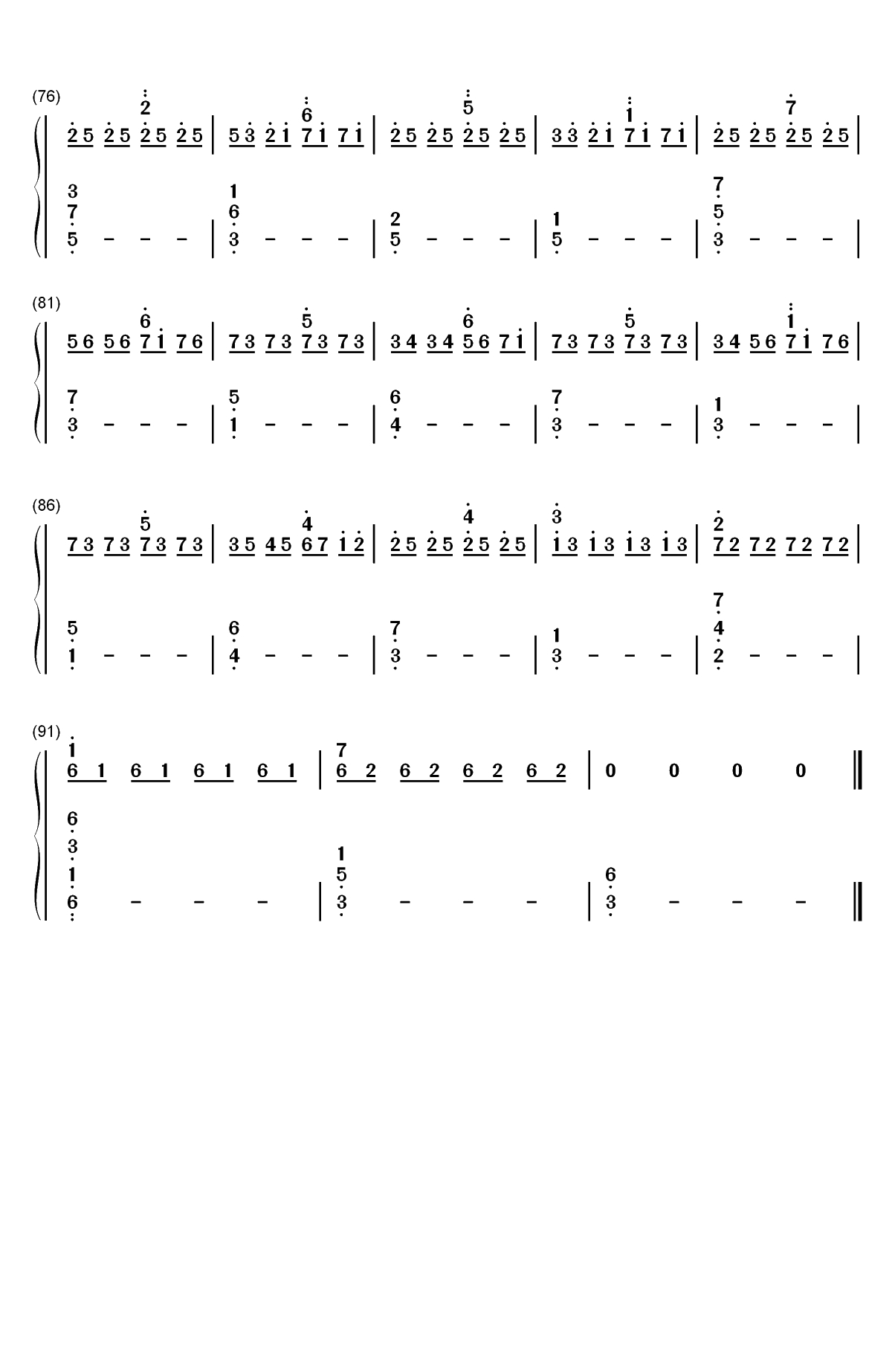 On the Nature of Daylight-降临OST双手简谱预览4