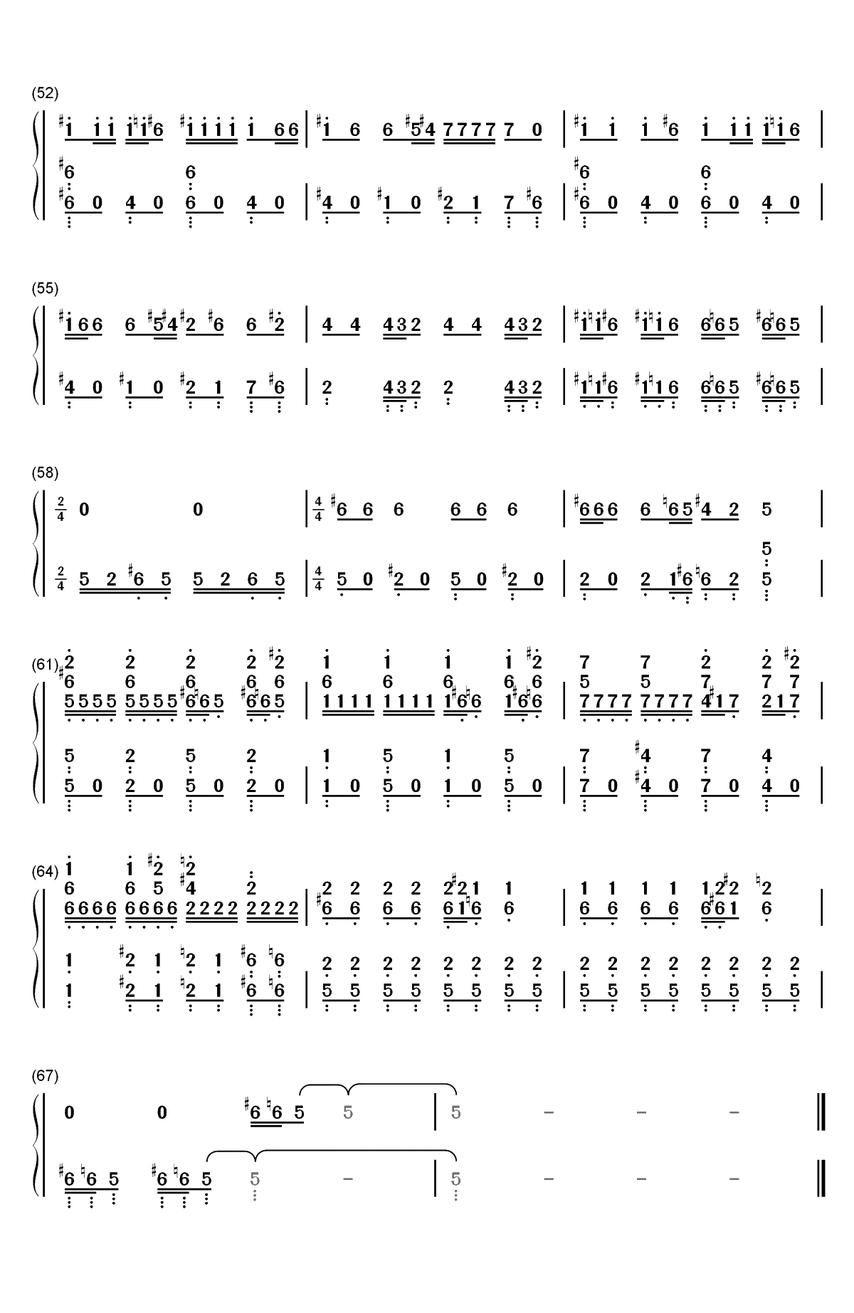 This Is Halloween-圣诞夜惊魂OST双手简谱预览4