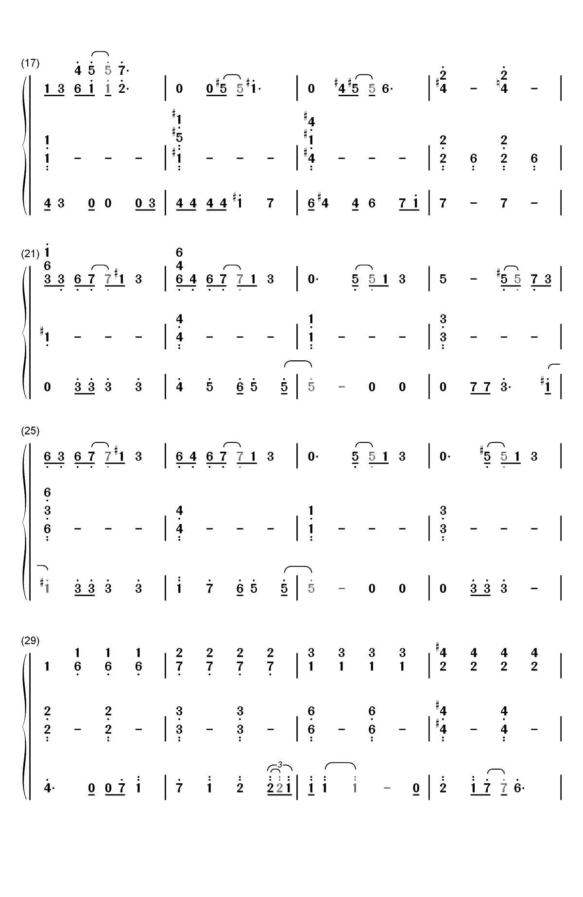 Strong in the Real Way-宇宙小子OST双手简谱预览2