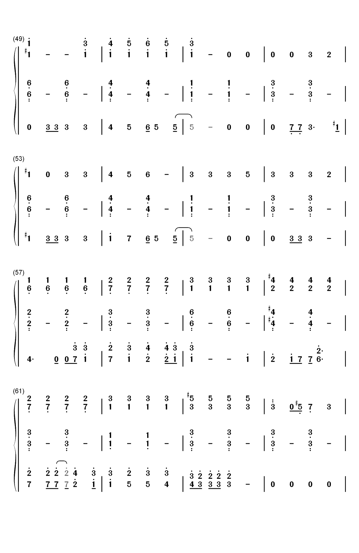 Strong in the Real Way-宇宙小子OST双手简谱预览4