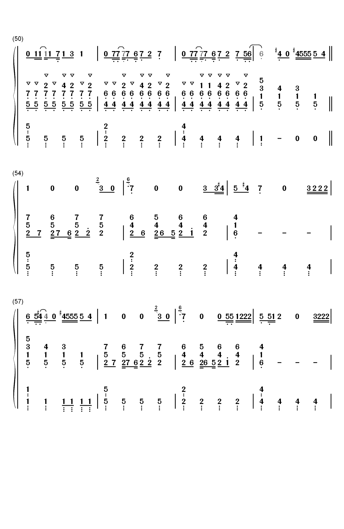 Diamond Heart-Alan Walker ft Sophia Somajo双手简谱预览6