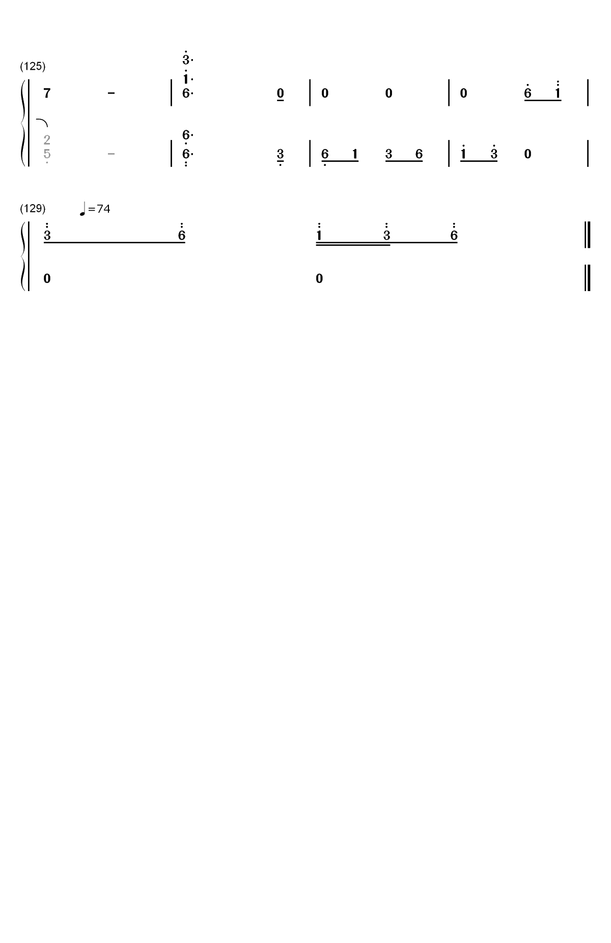 Lady-Kenny Rogers双手简谱预览6