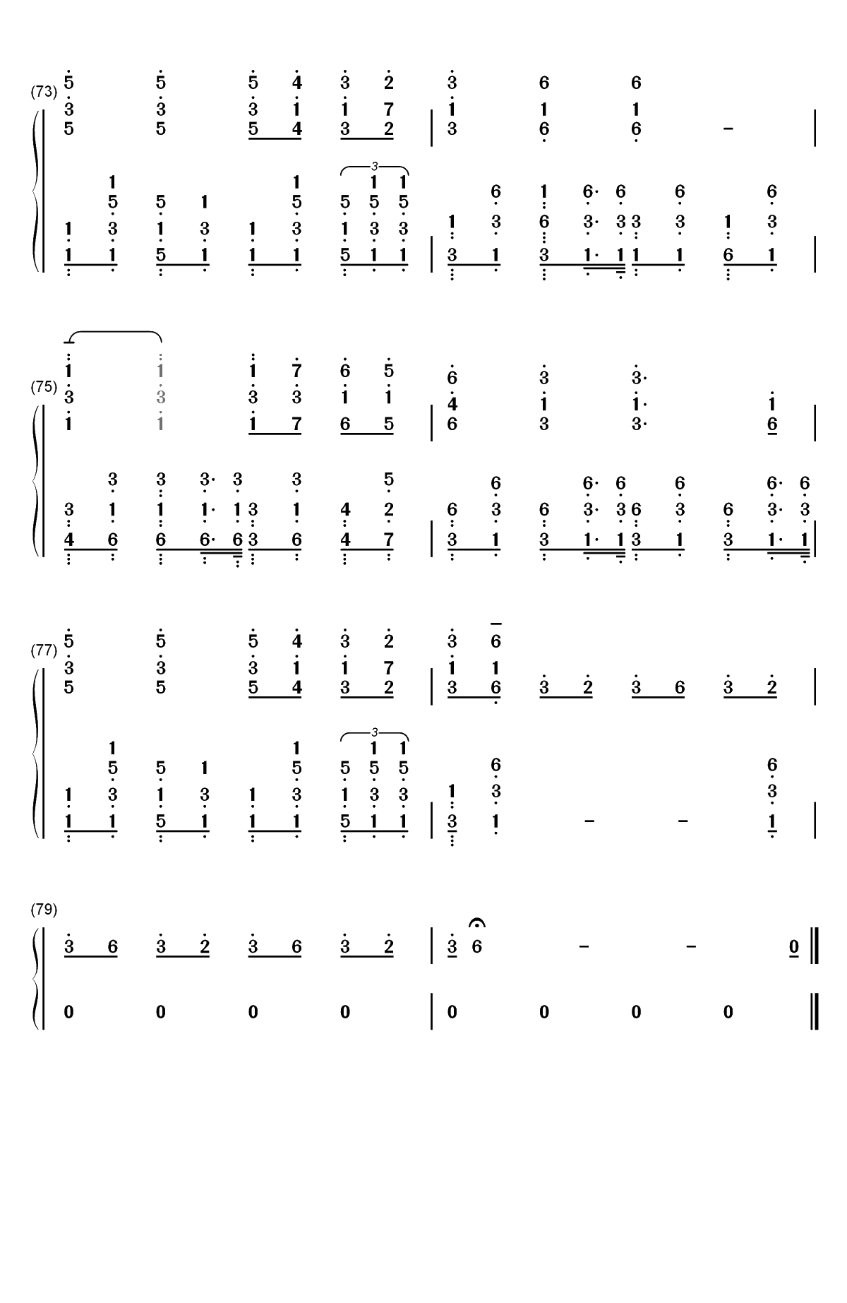 Stranger Things-Kygo ft OneRepublic双手简谱预览6