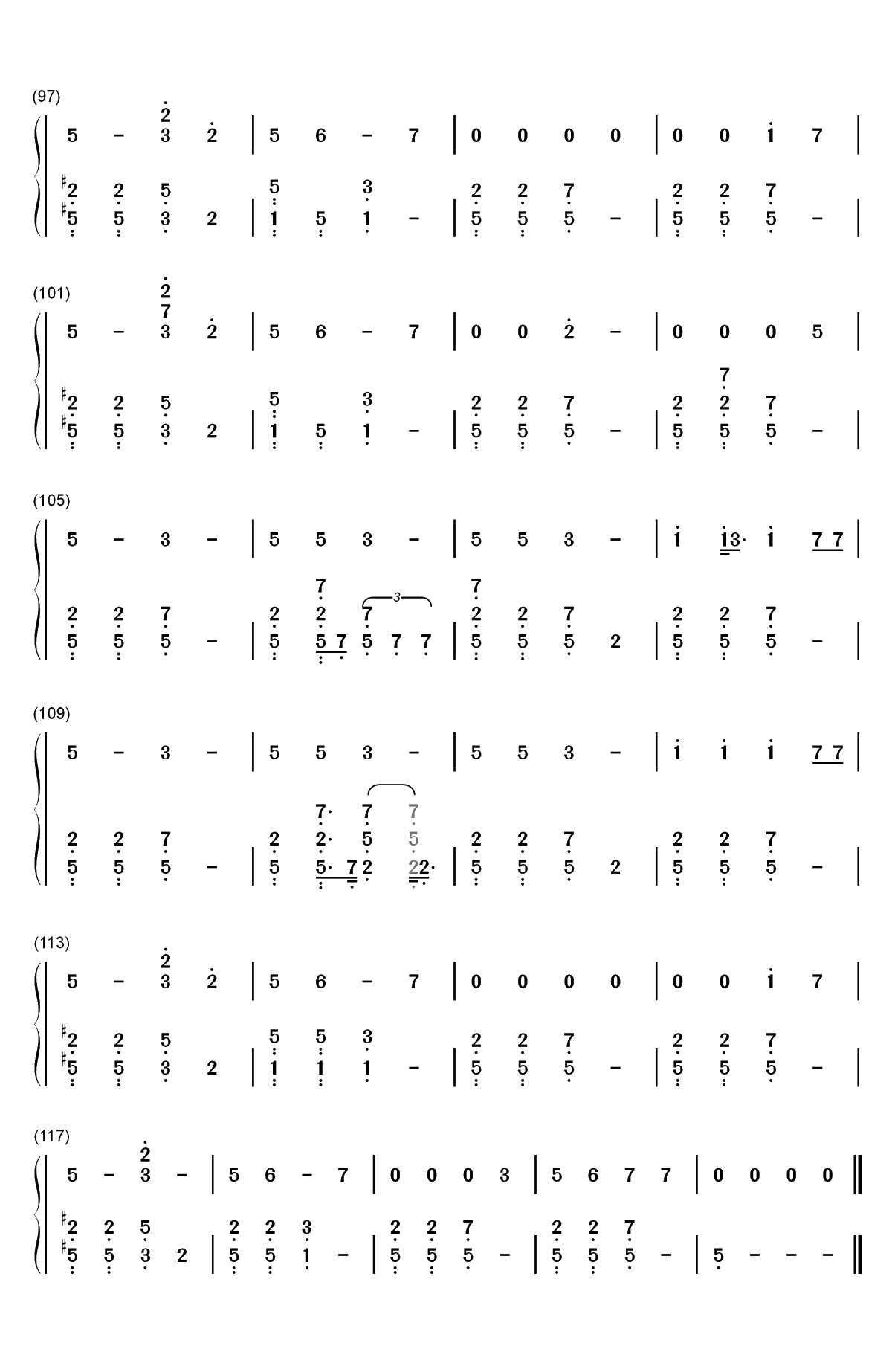 Machine-Imagine Dragons双手简谱预览5