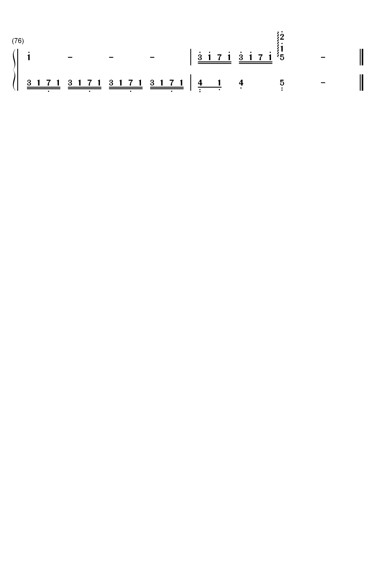 不为谁而作的歌-林俊杰双手简谱预览4