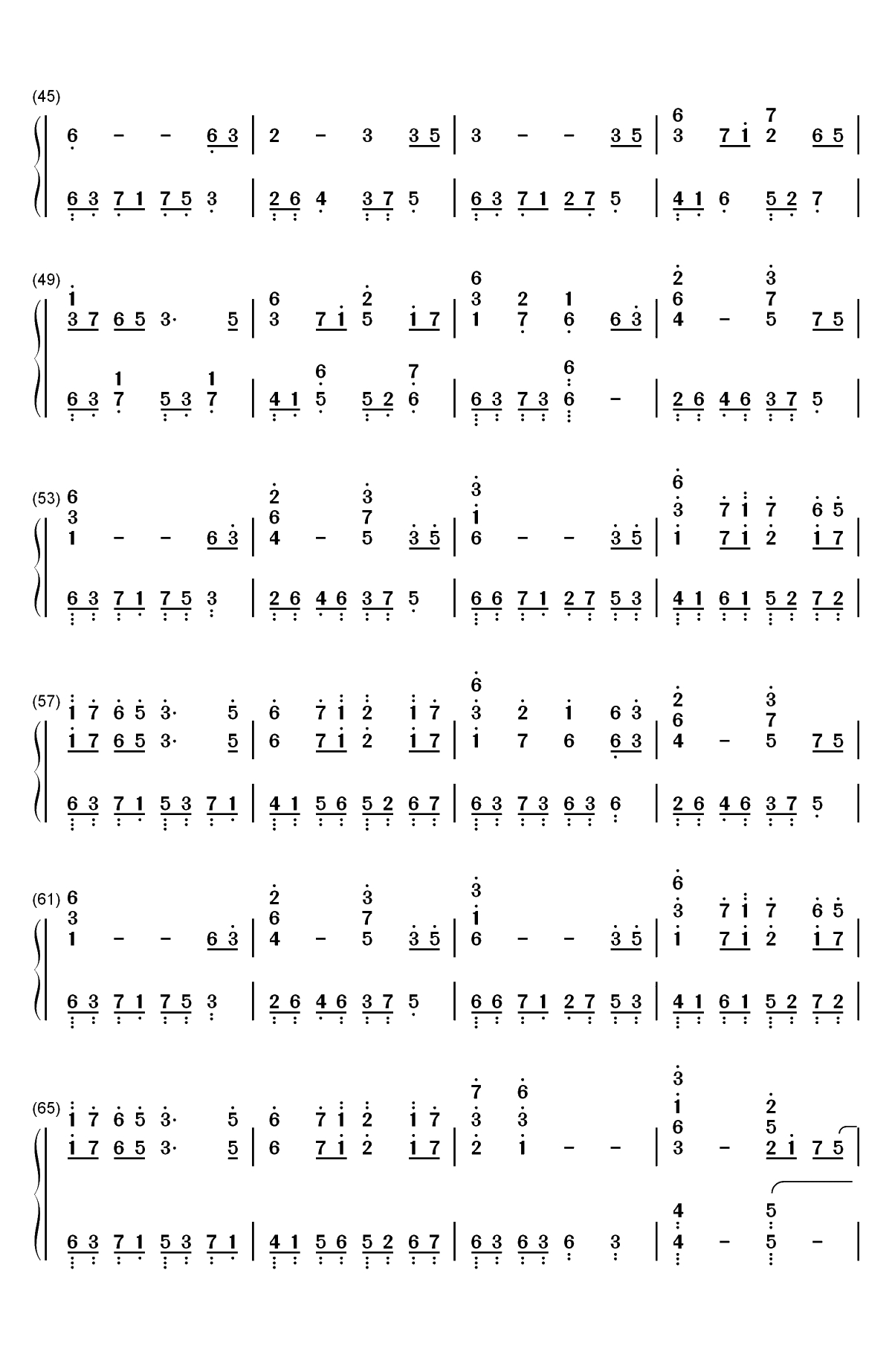 Coming Home-S.E.N.S.双手简谱预览3