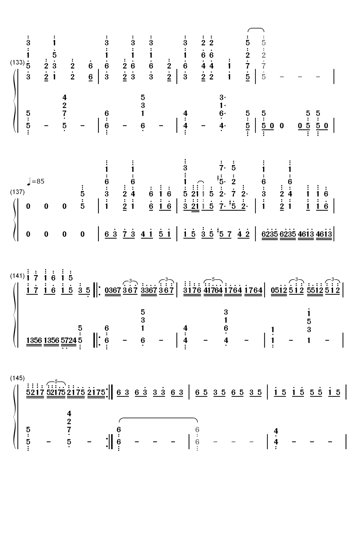 梦回还-狐妖小红娘王权篇主题曲双手简谱预览8