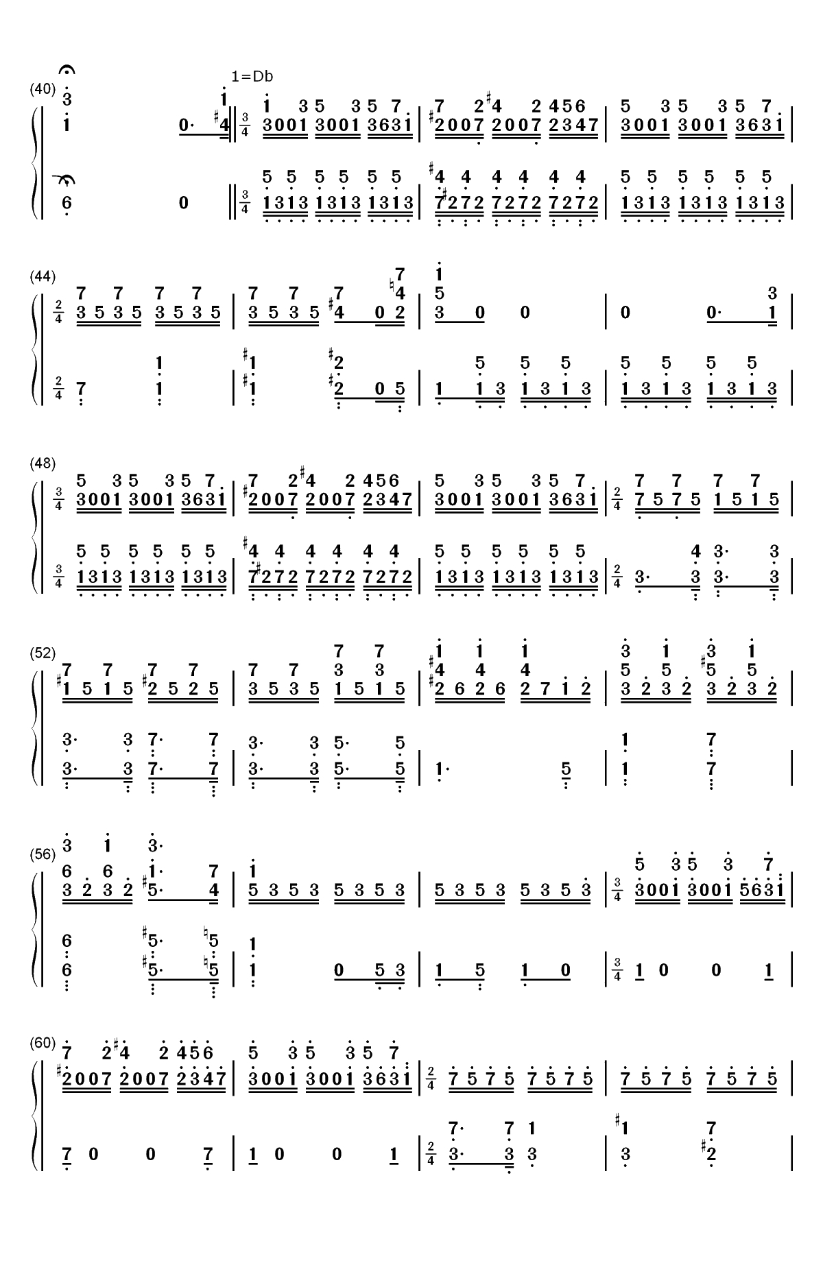 What's This-圣诞夜惊魂OST双手简谱预览3