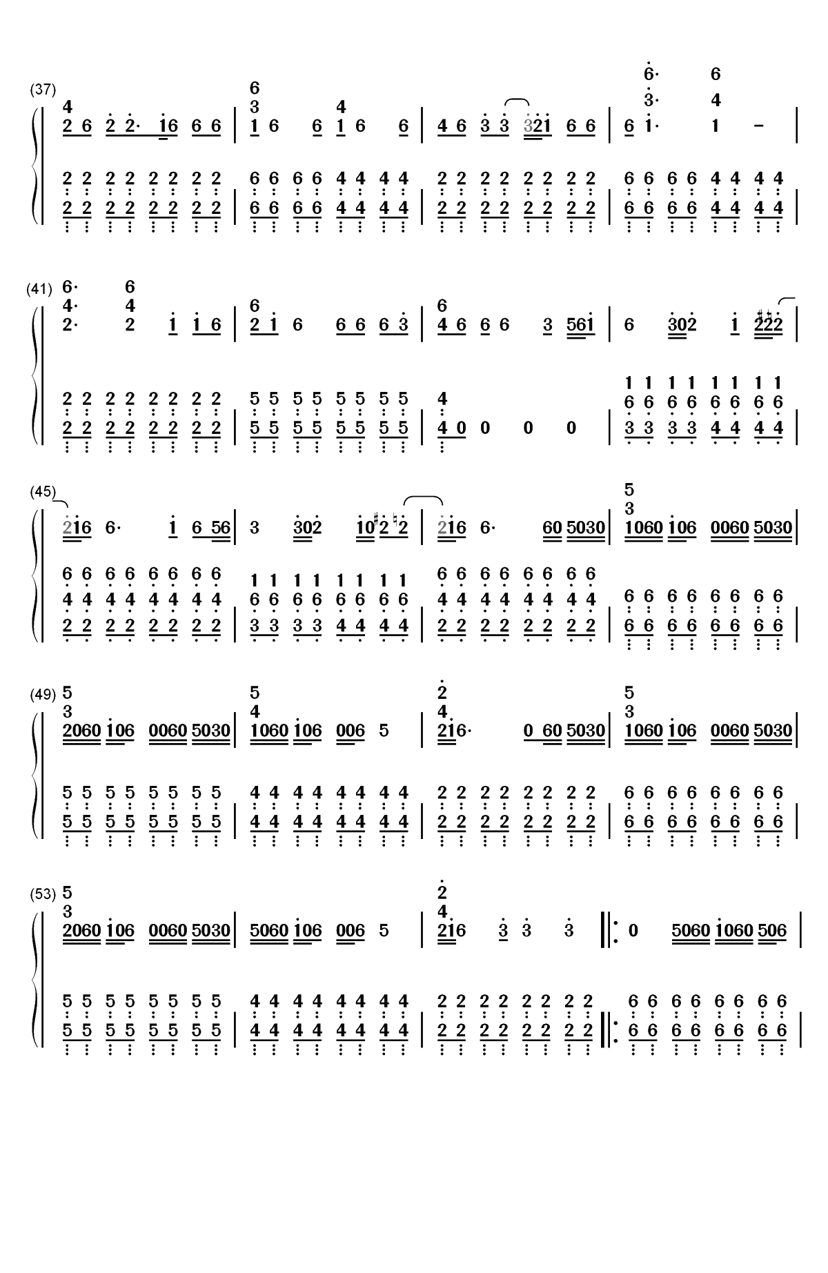 Way Down We Go-Kaleo双手简谱预览3