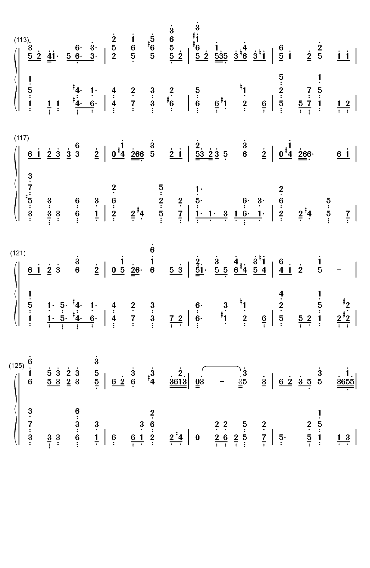 You are in Love Right-Produce 48 IZ ONE双手简谱预览7