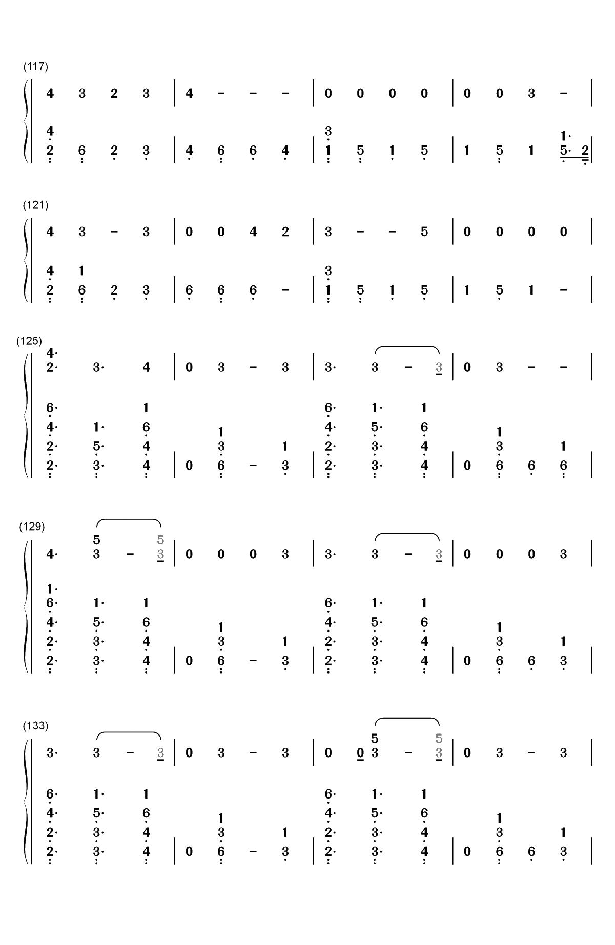 Joan of Arc-Little Mix双手简谱预览7