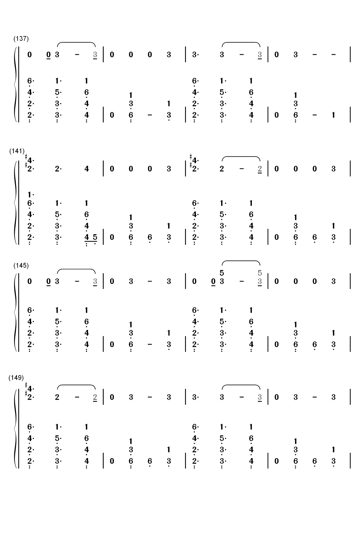 Joan of Arc-Little Mix双手简谱预览8