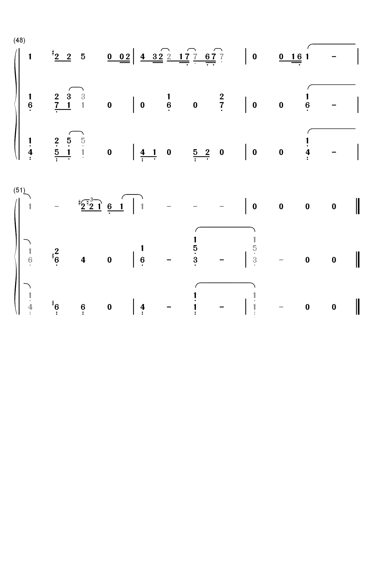 Always Remember Us This Way-一个明星的诞生OST双手简谱预览5