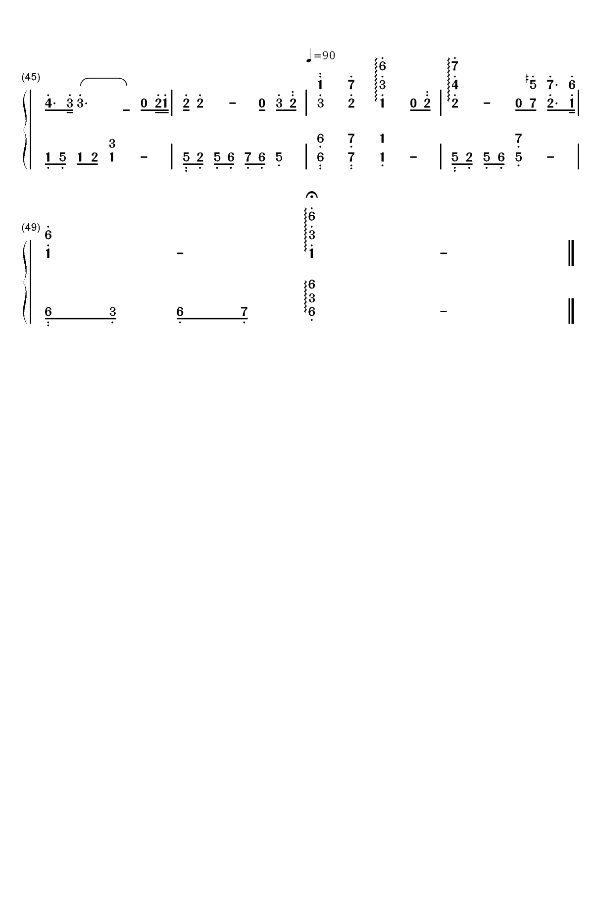 未来的进击-超少年密码主题曲双手简谱预览3