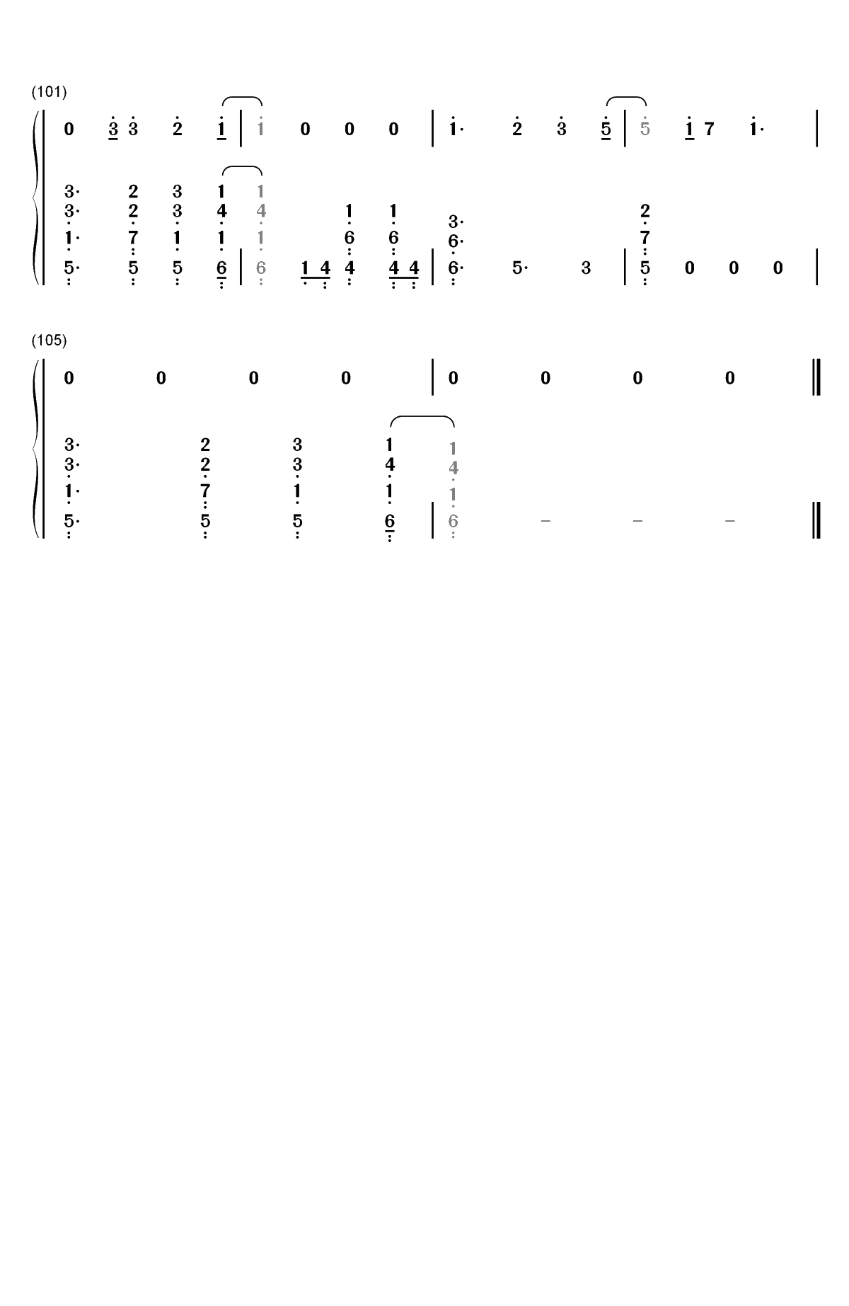 Hello My Love-Westlife双手简谱预览6