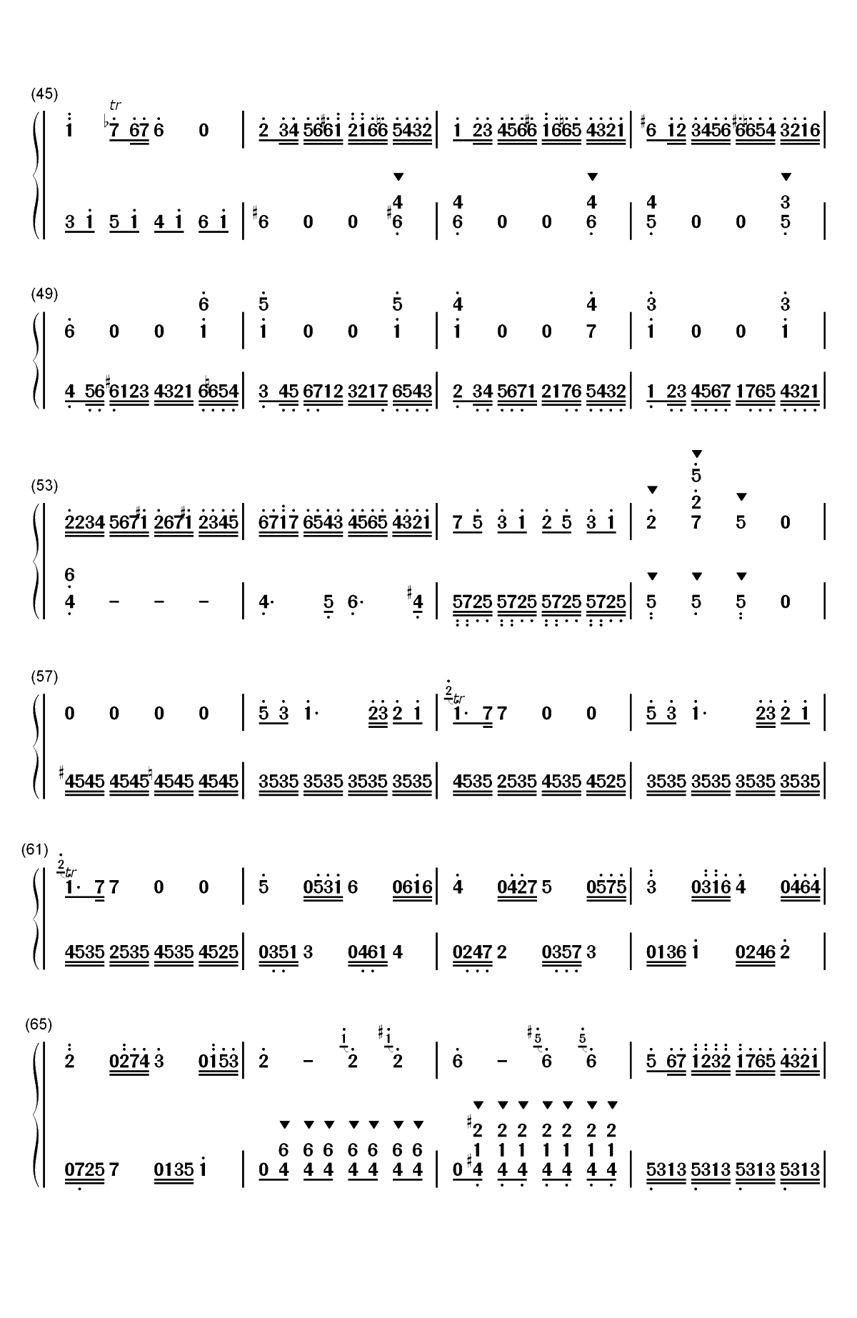 C大调第16号钢琴奏鸣曲-莫扎特双手简谱预览3