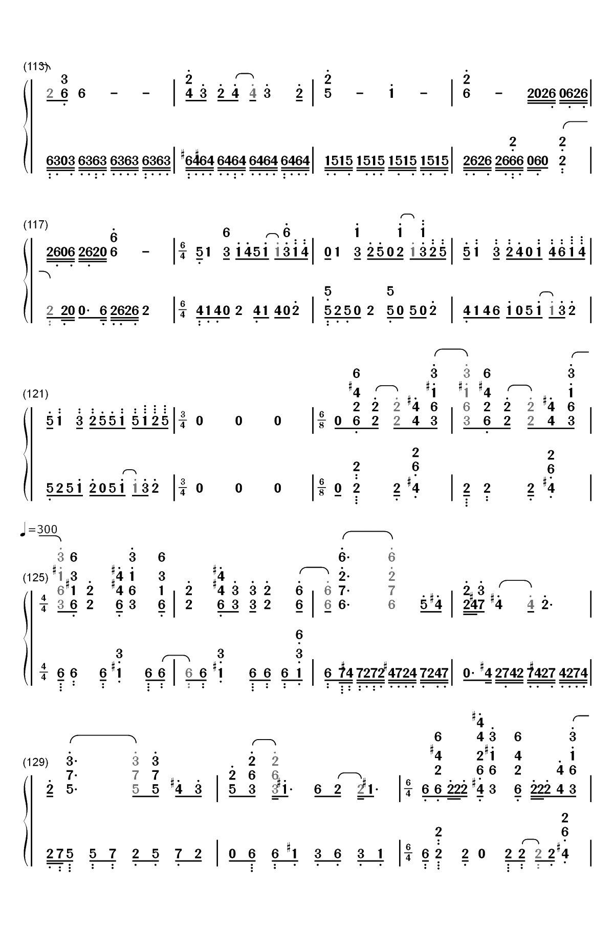 Little Busters-完整版双手简谱预览7