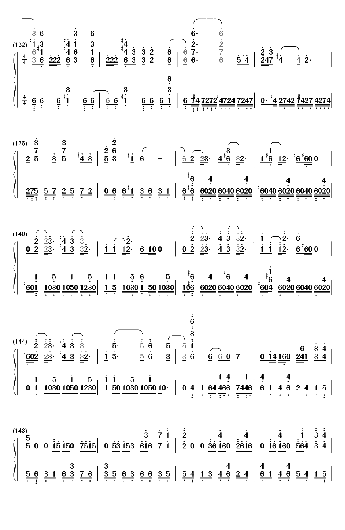 Little Busters-完整版双手简谱预览8