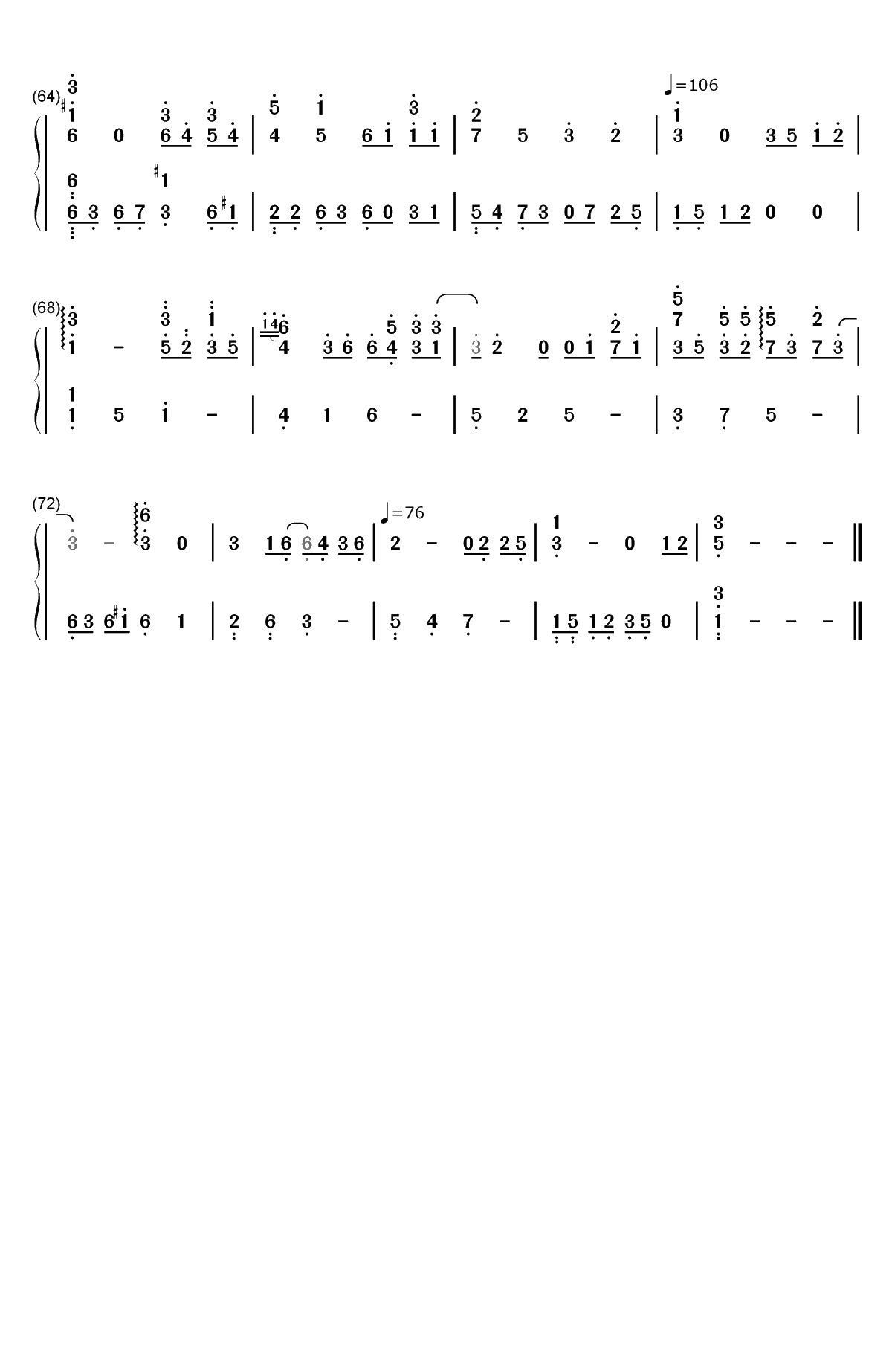 You Can Be My Girlfriend-歌曲动感给你不一样的感觉双手简谱预览4