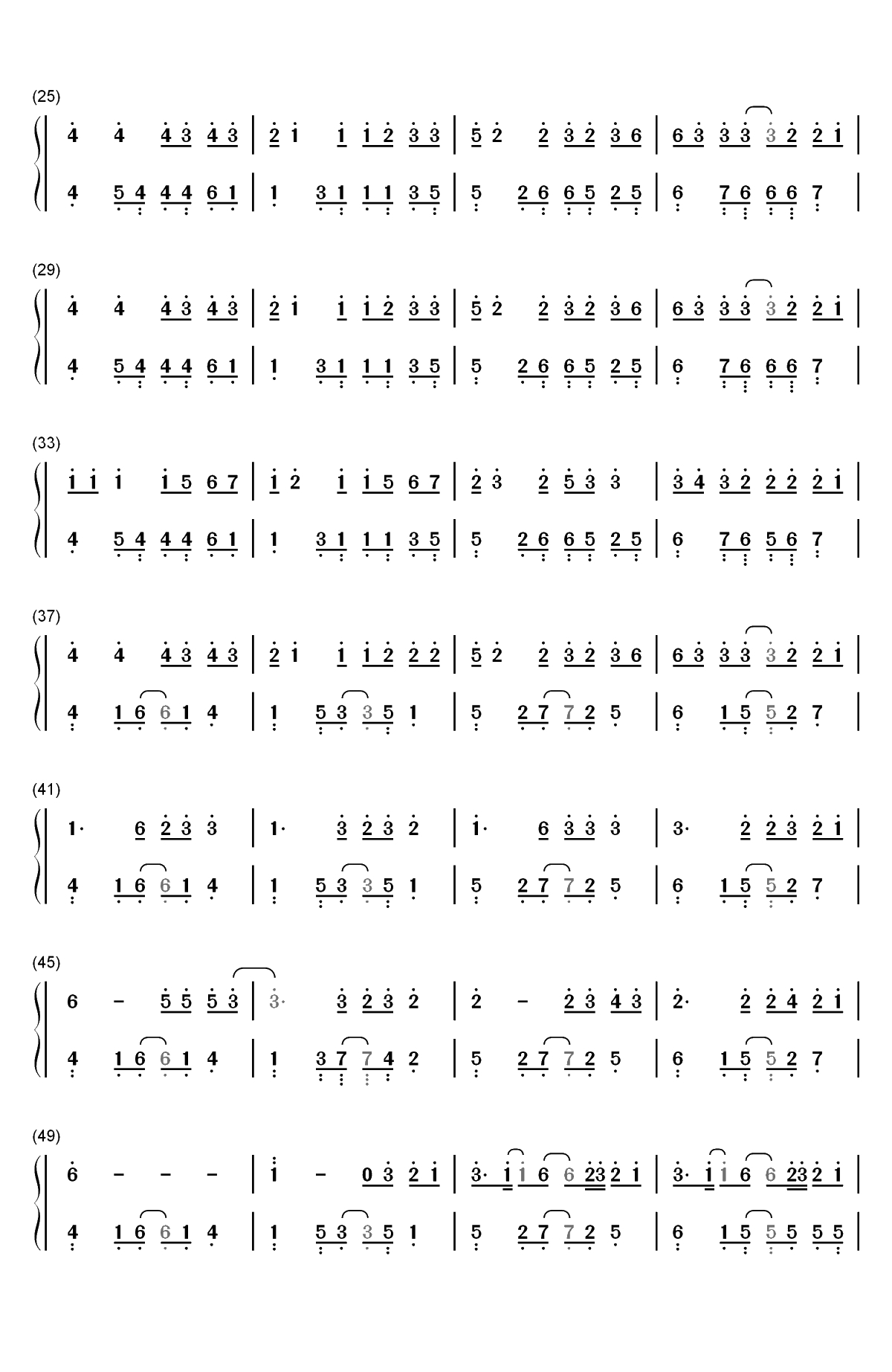 Sweet but Psycho-Ava Max双手简谱预览2