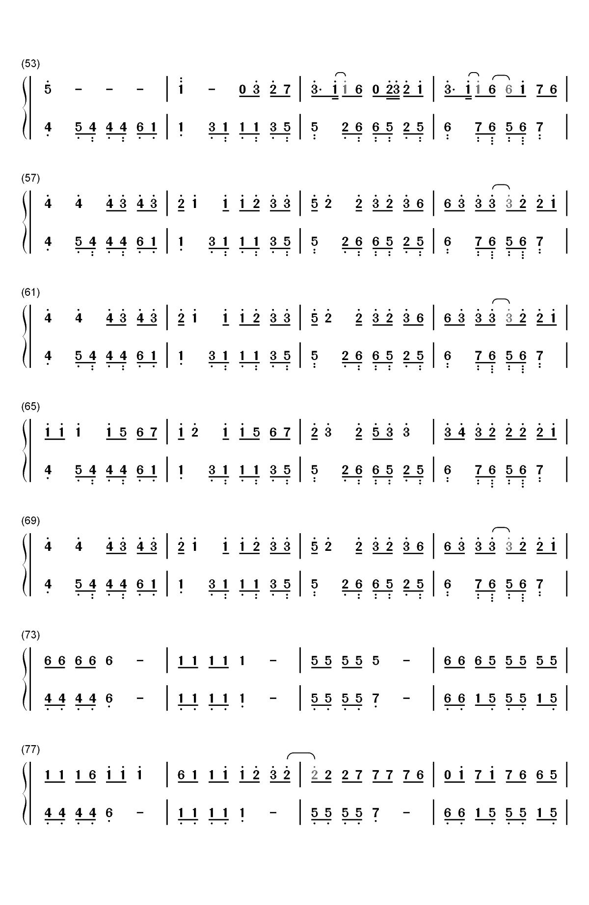 Sweet but Psycho-Ava Max双手简谱预览3