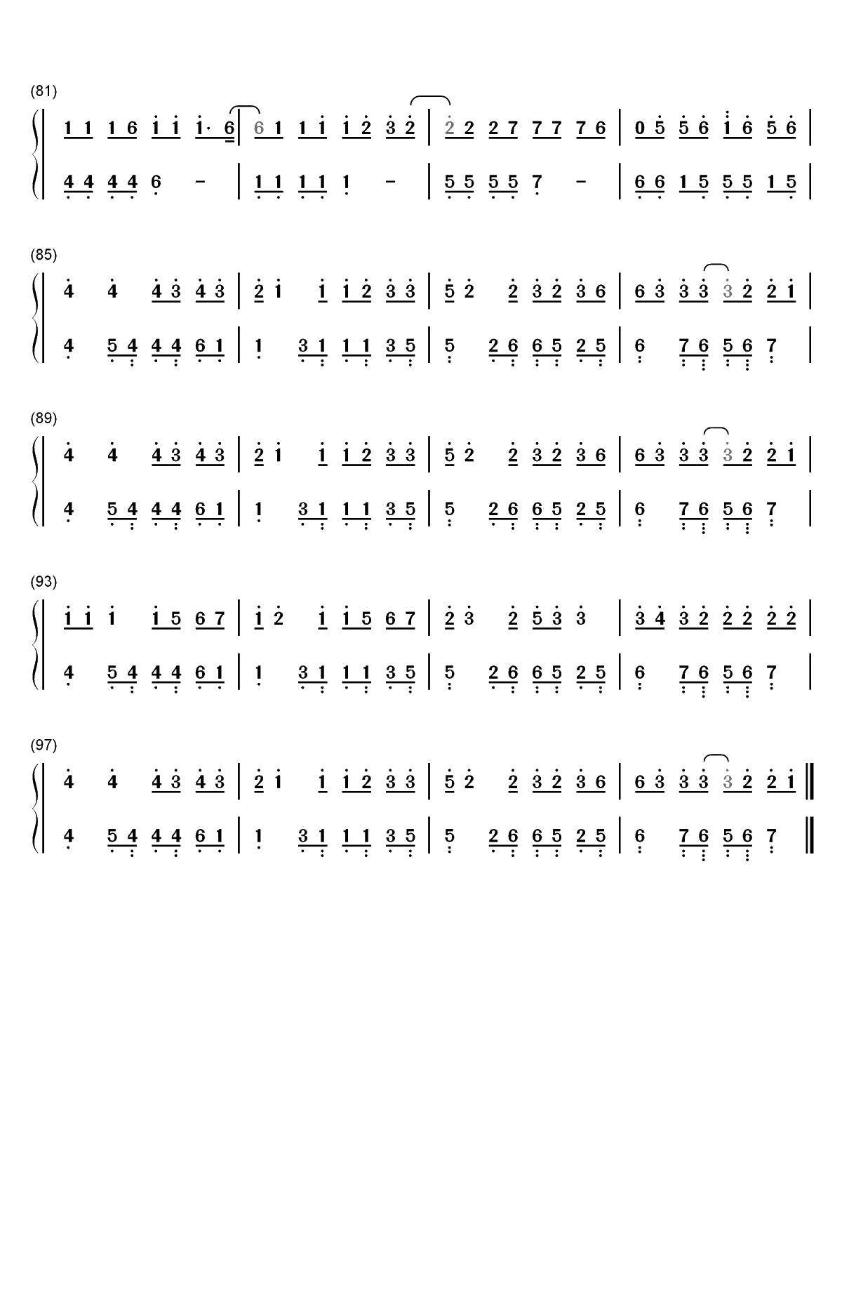 Sweet but Psycho-Ava Max双手简谱预览4