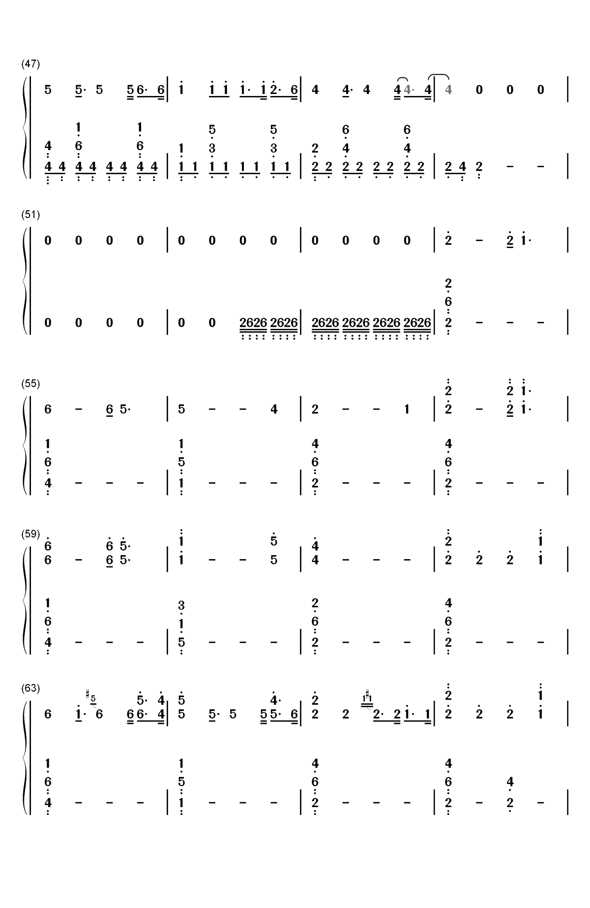 Frontier-Cargo Remix-清新小电-抖音热门双手简谱预览4