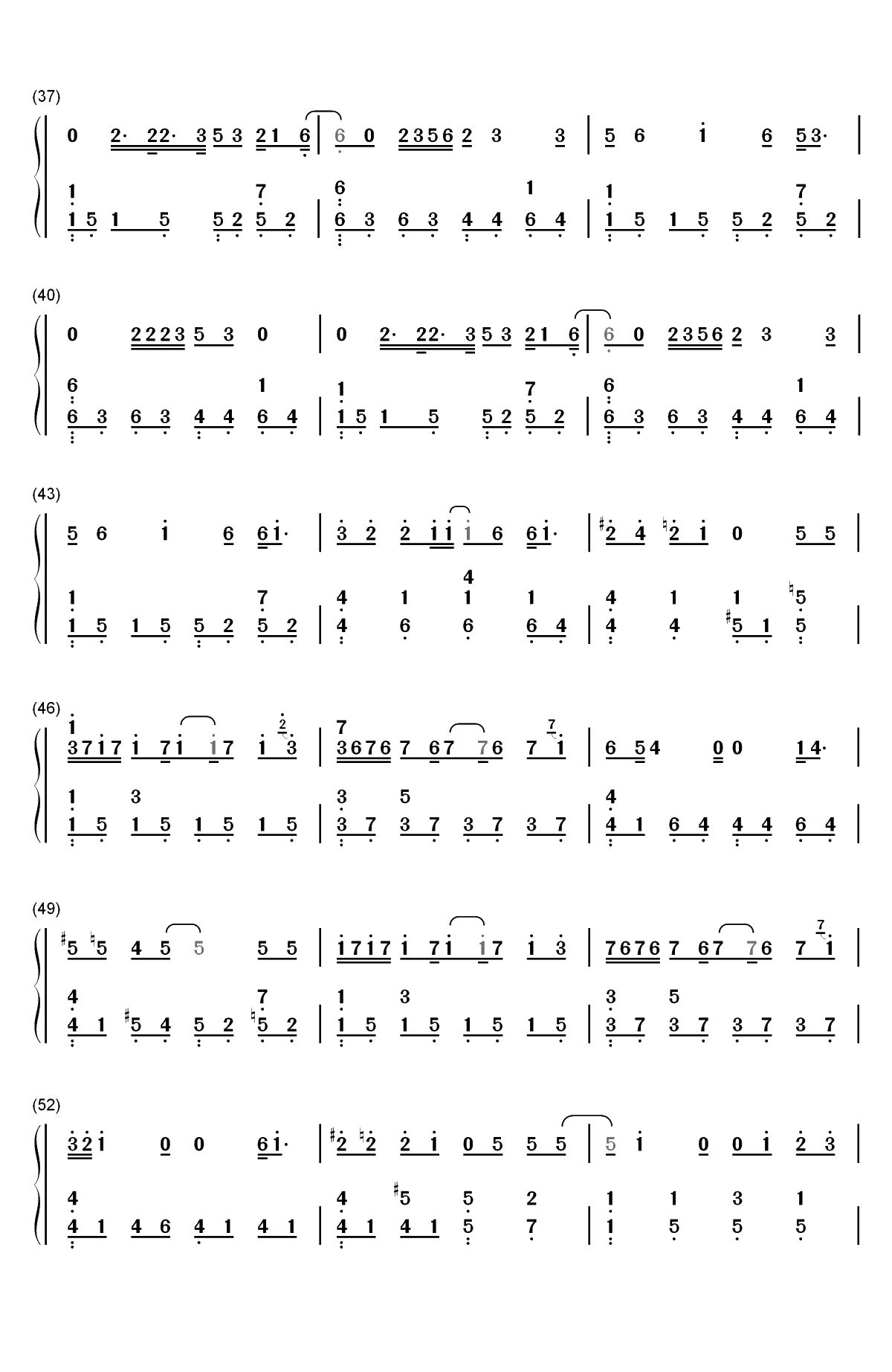 燕窝-苏打绿双手简谱预览3