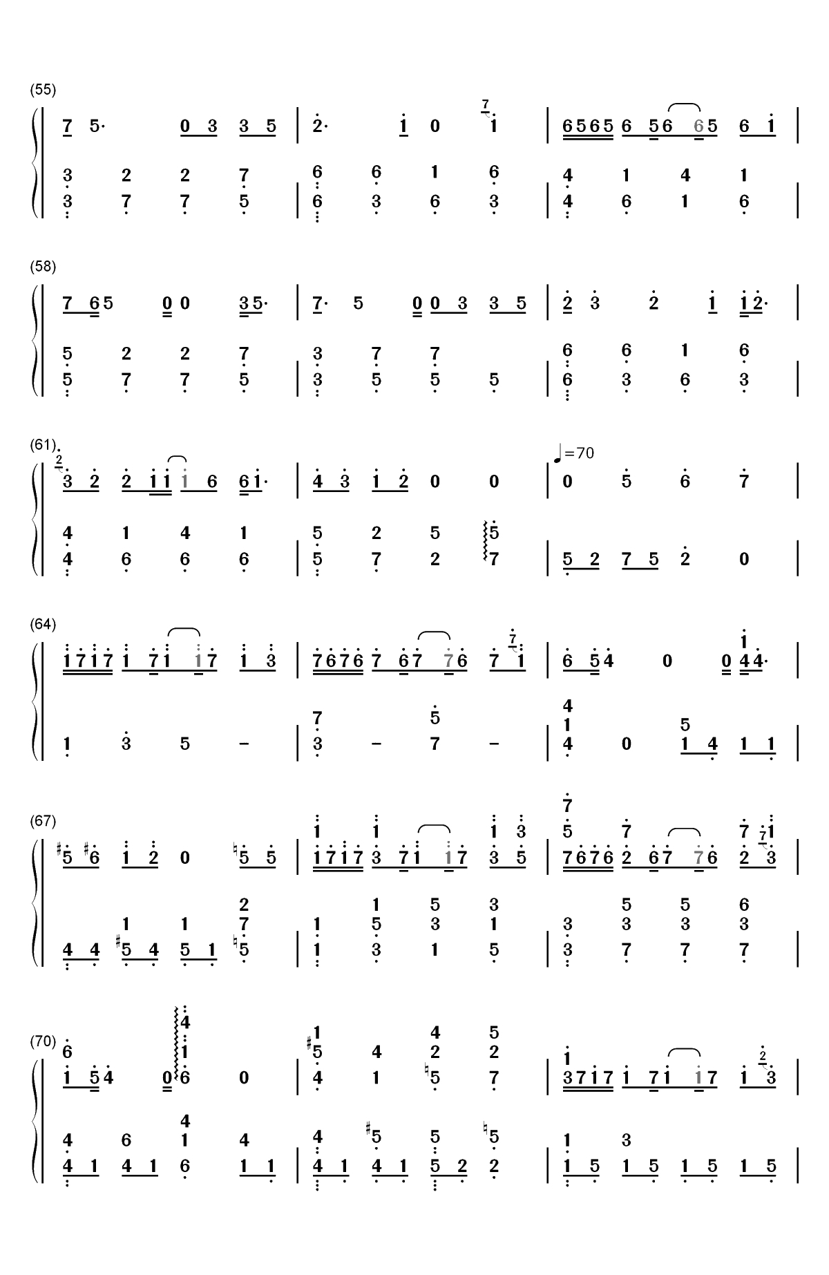 燕窝-苏打绿双手简谱预览4