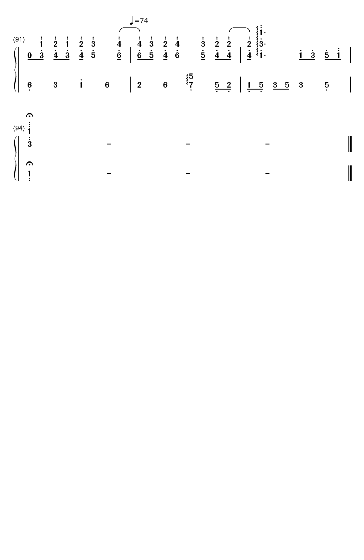 燕窝-苏打绿双手简谱预览6