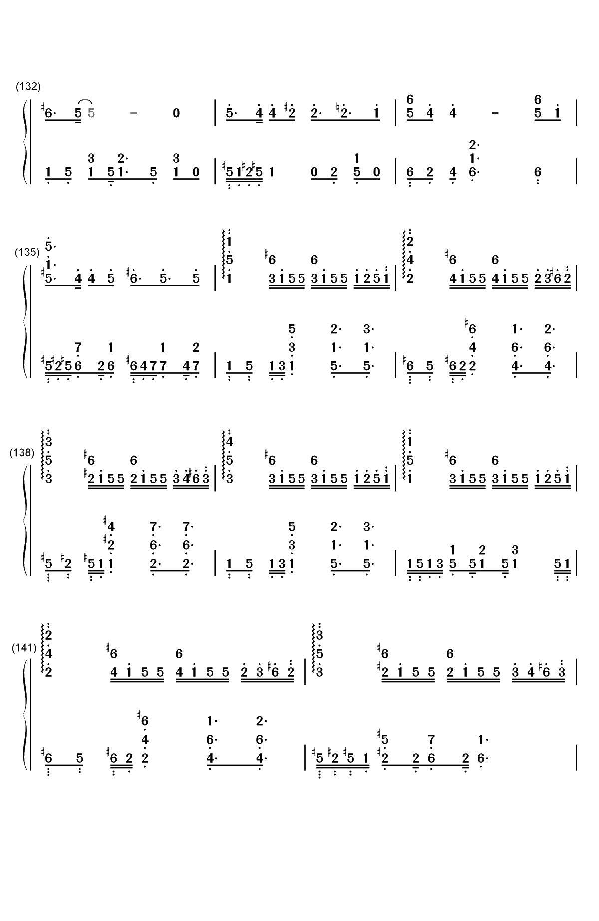 流浪地球组曲双手简谱预览9