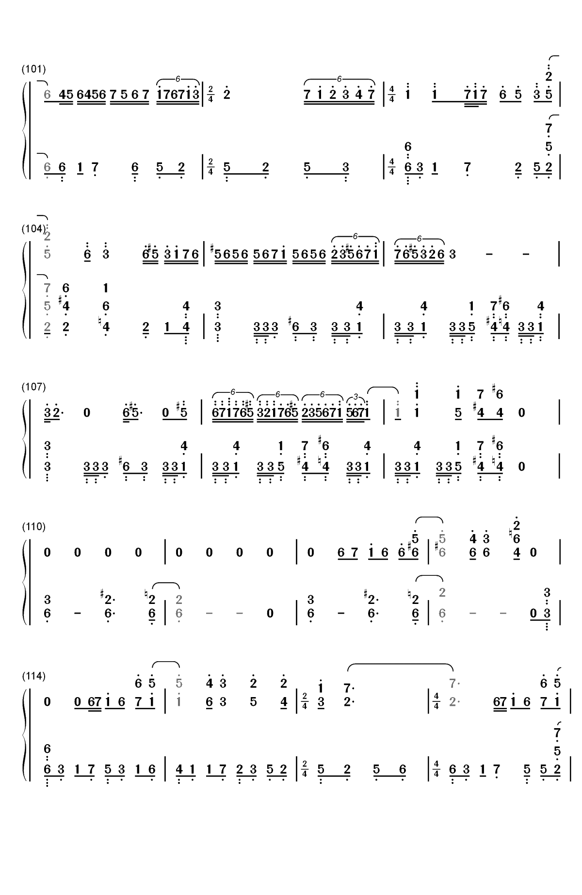 Cirice-Church-Ghost双手简谱预览6