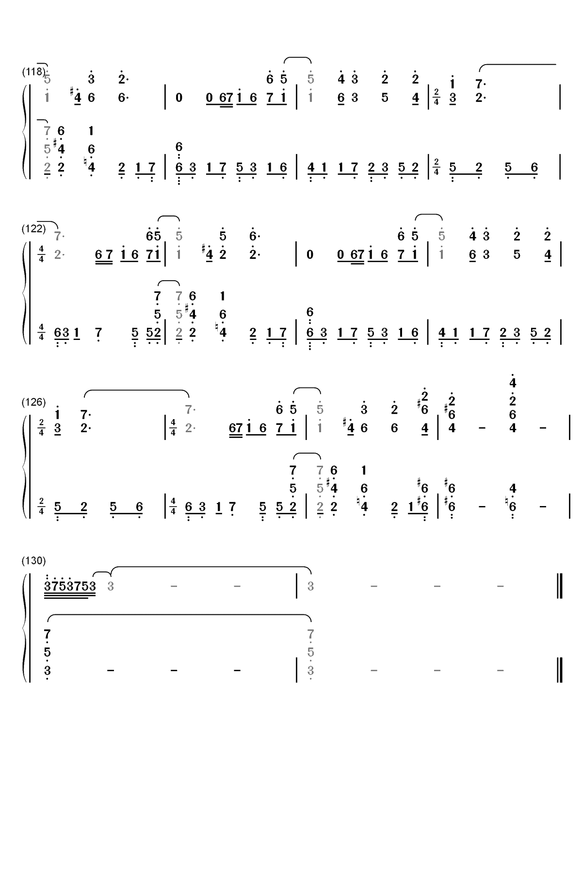 Cirice-Church-Ghost双手简谱预览7