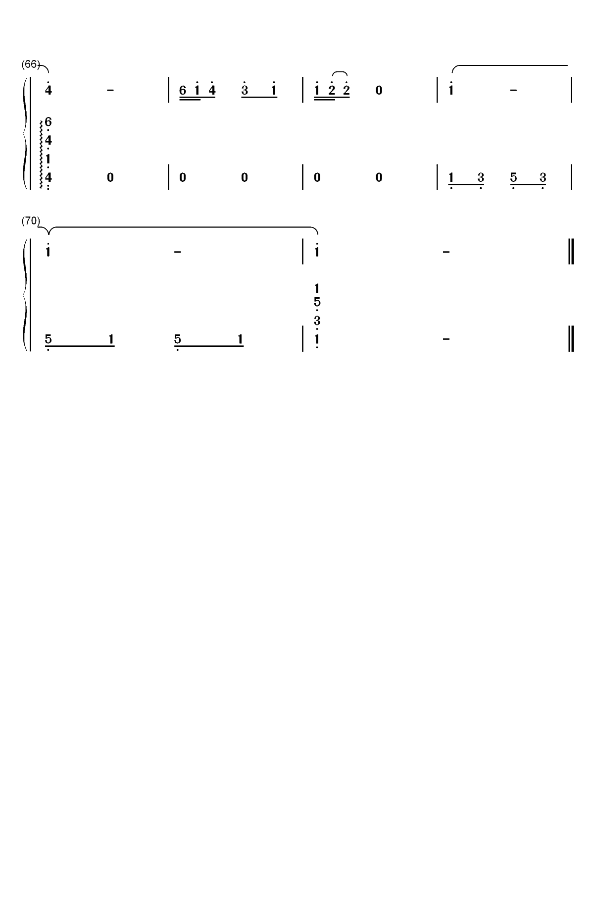 仿佛回到少女时代-简单版-少女の顷に戻ったみたいに双手简谱预览3