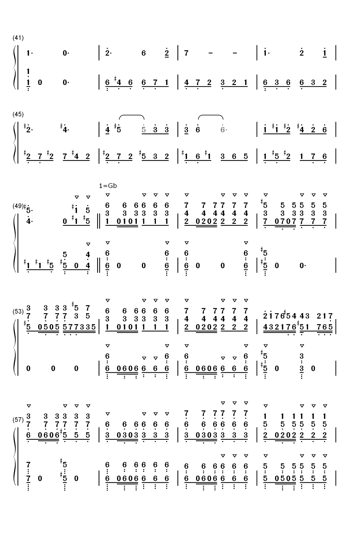 Within-哥布林杀手OST双手简谱预览3