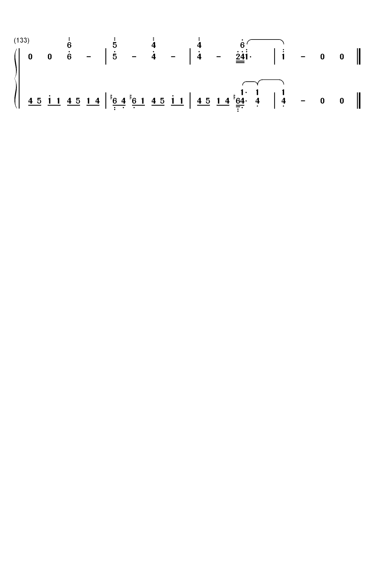 White with You-Summer Pockets插曲双手简谱预览8