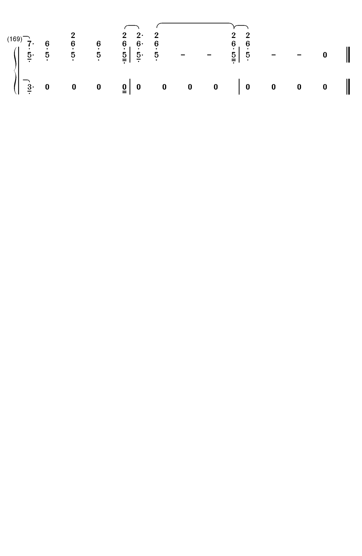 Stand-僵尸高校OST双手简谱预览9