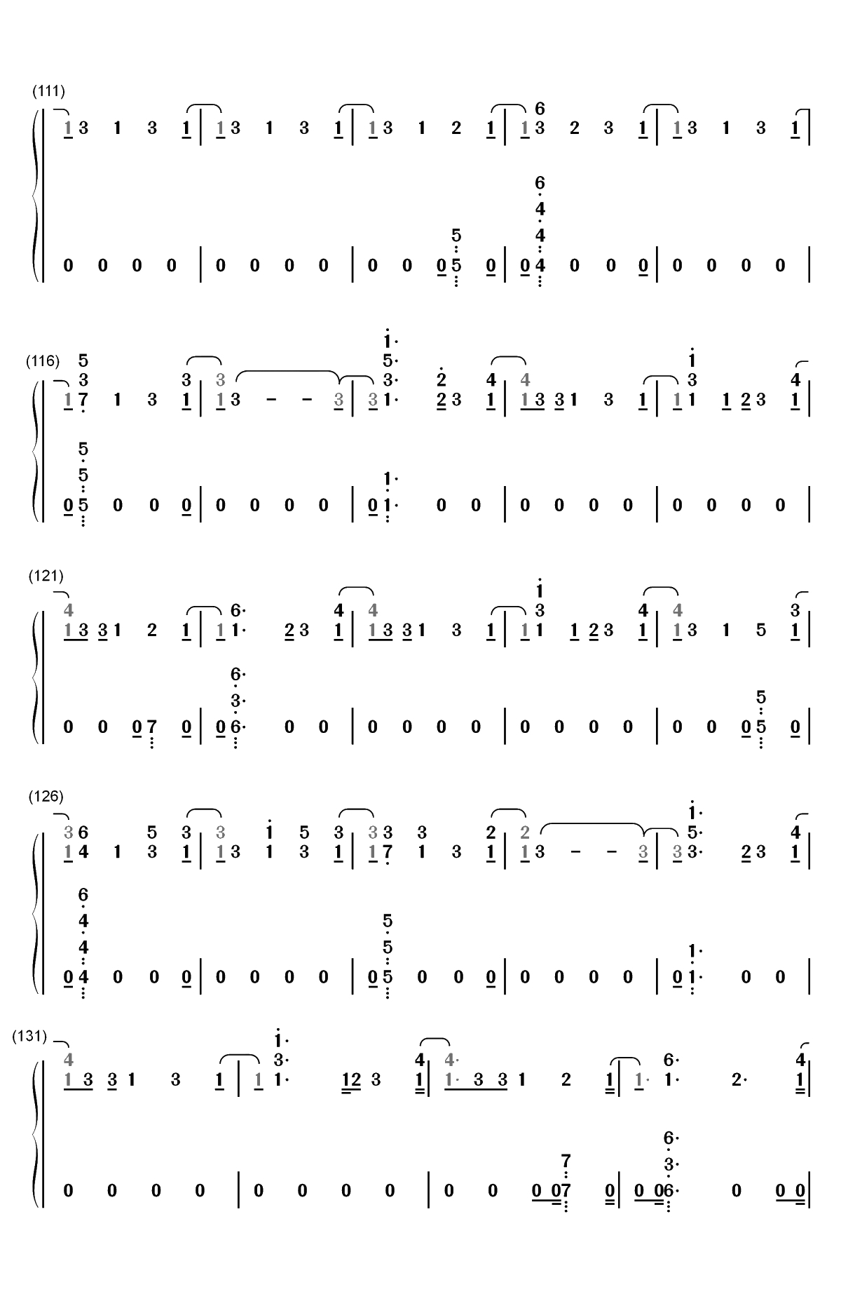 This Is Me-马戏之王OST双手简谱预览6