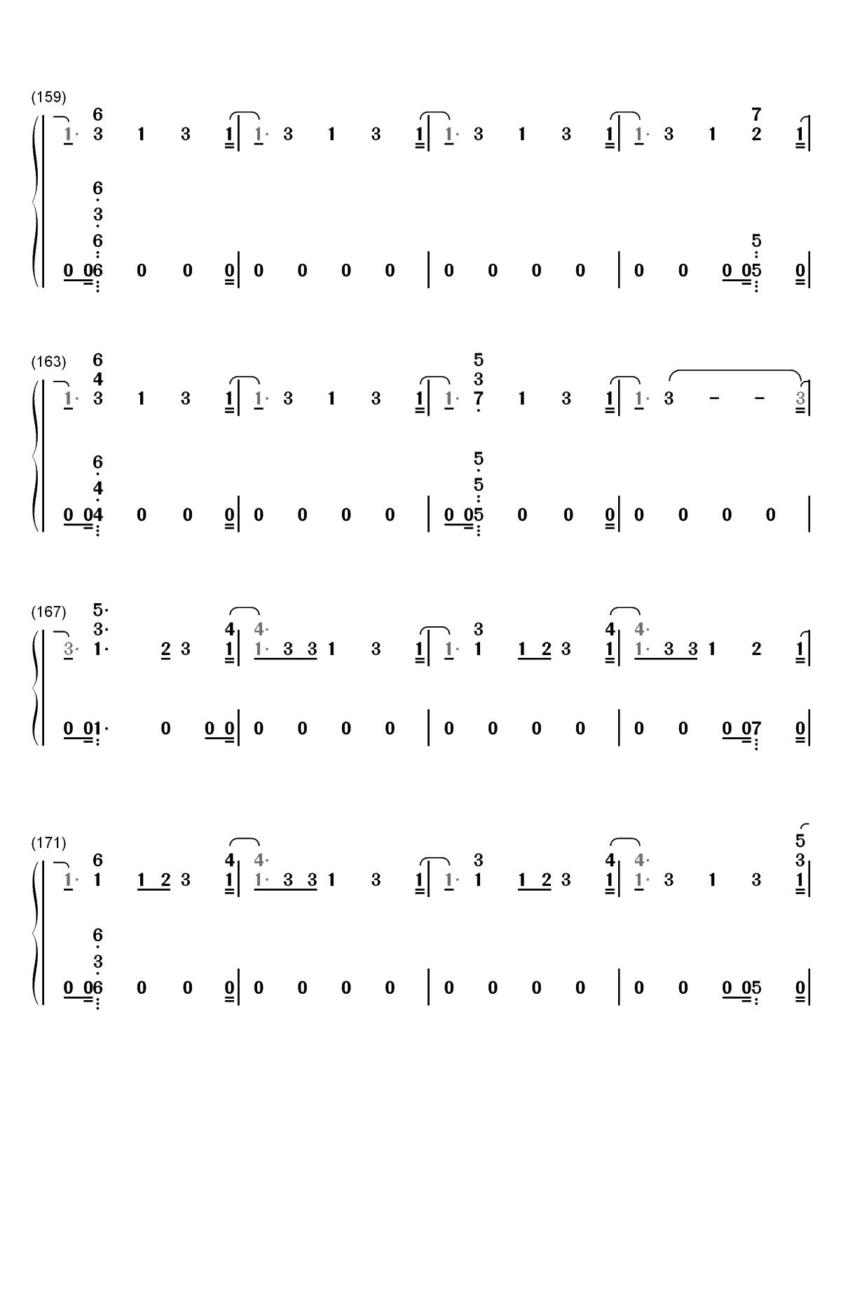 This Is Me-马戏之王OST双手简谱预览8