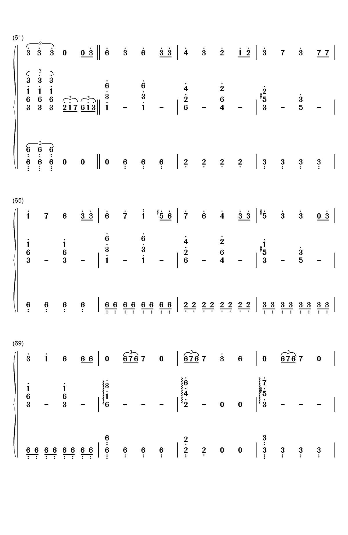 Bury a Friend-Billie Eilish双手简谱预览6