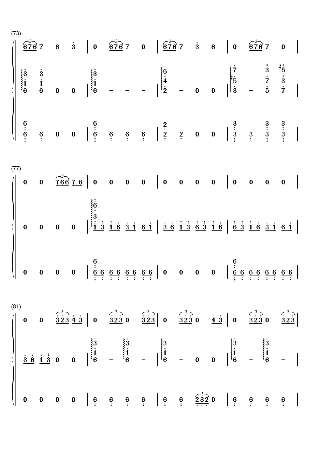 Bury a Friend-Billie Eilish双手简谱预览7