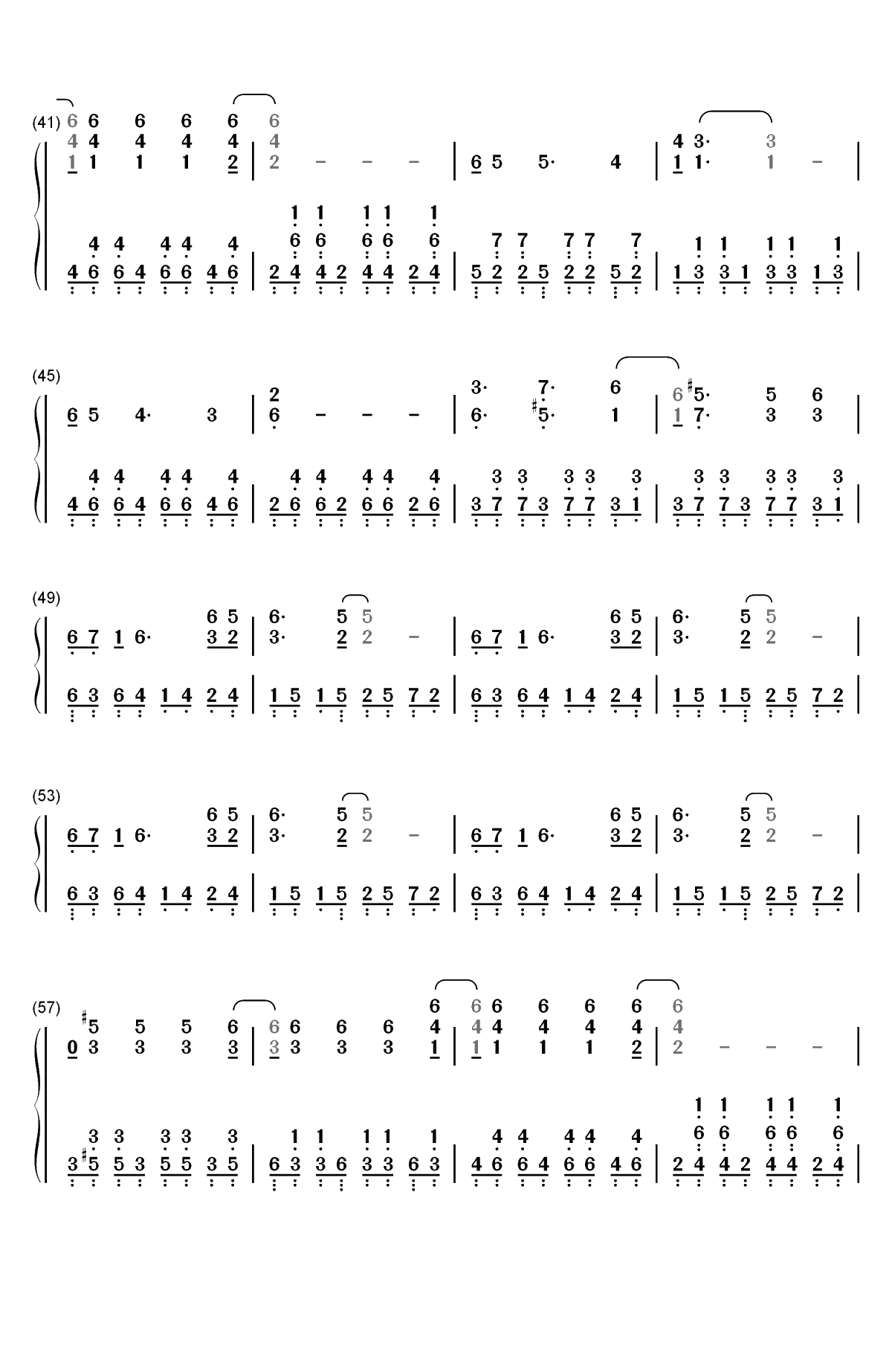 Rats-Ghost双手简谱预览3