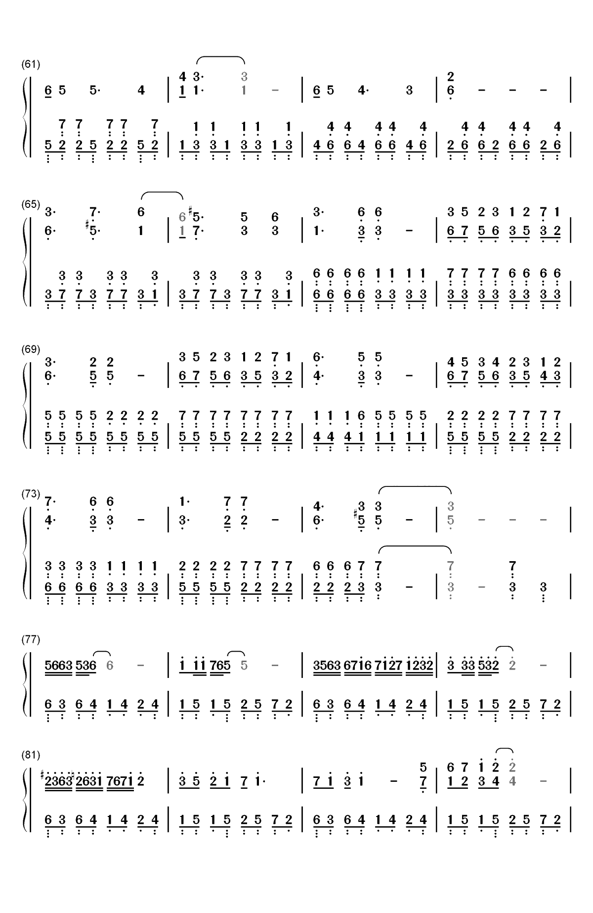 Rats-Ghost双手简谱预览4