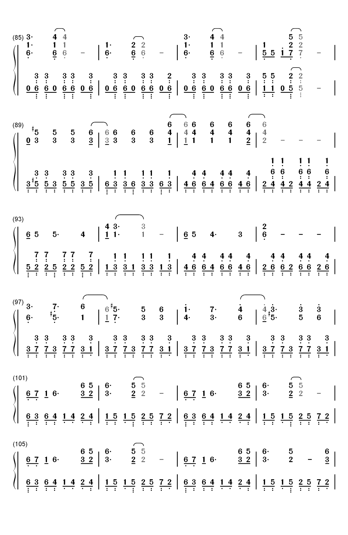 Rats-Ghost双手简谱预览5