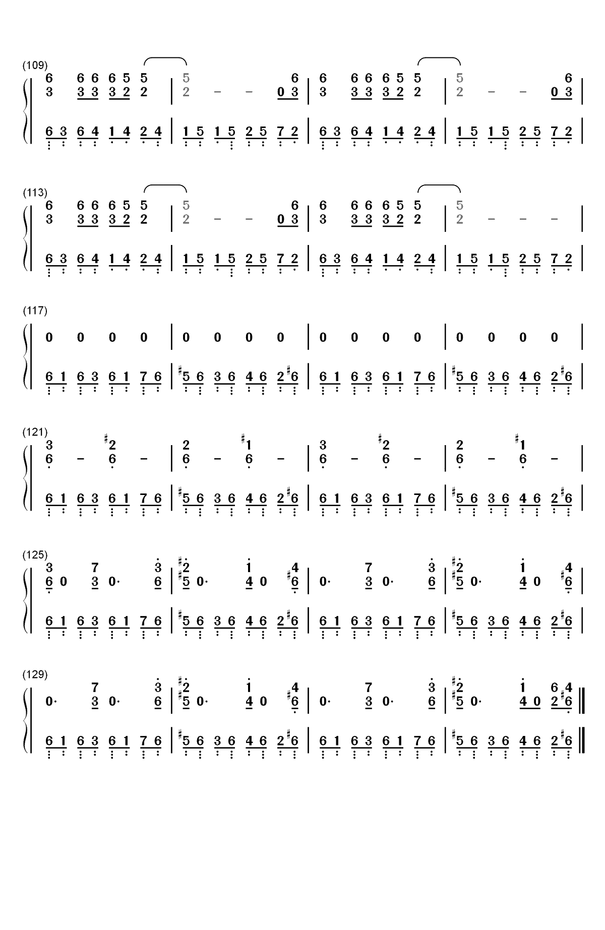 Rats-Ghost双手简谱预览6