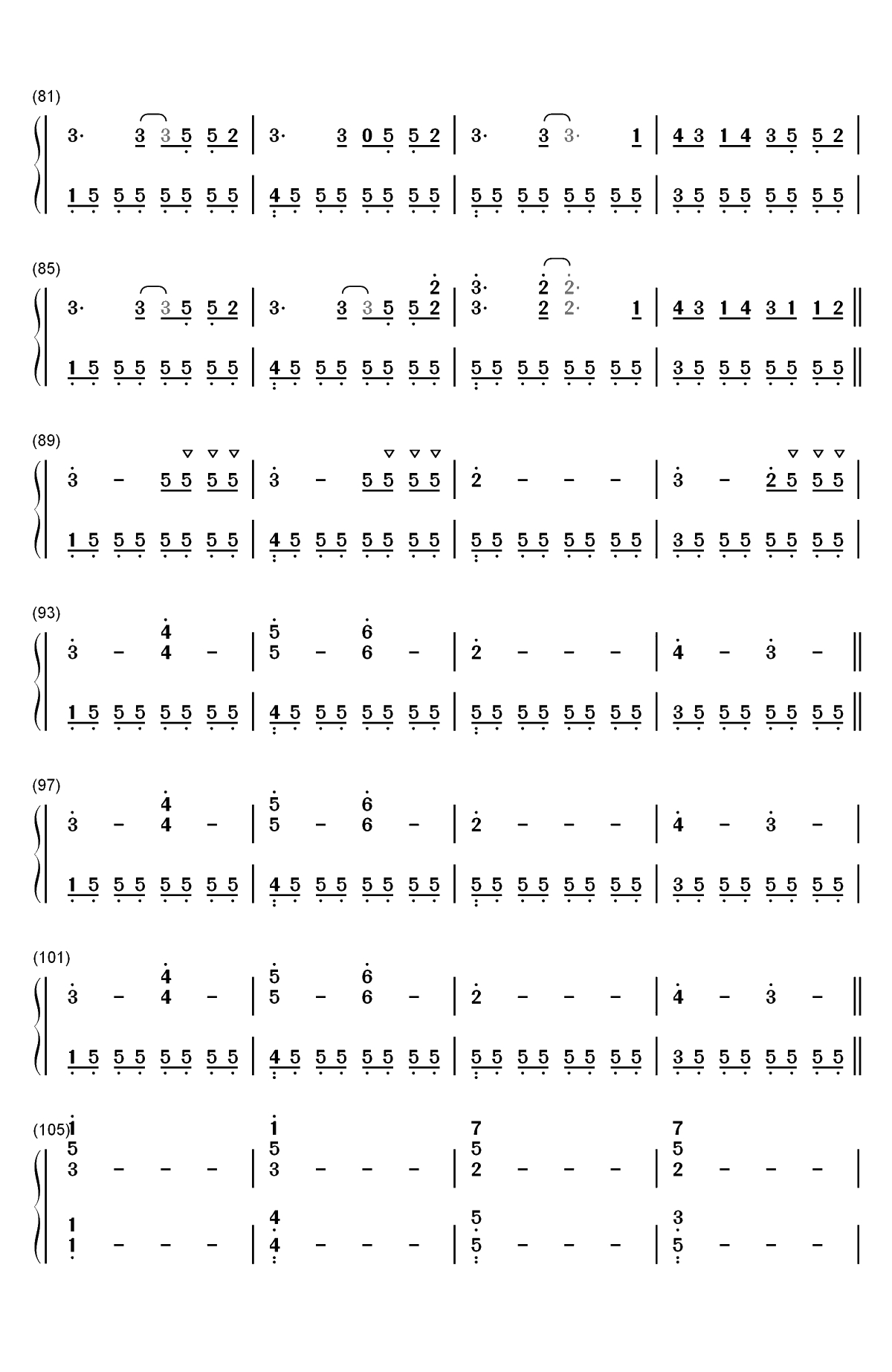 Ghostin-Ariana Grande双手简谱预览4