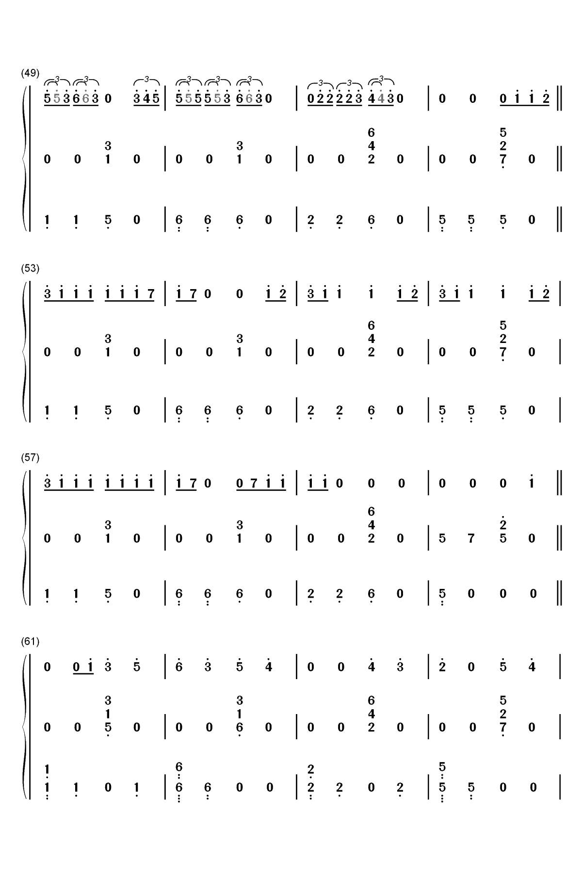 Anxiety-Julia Michaels ft Selena Gomez双手简谱预览4