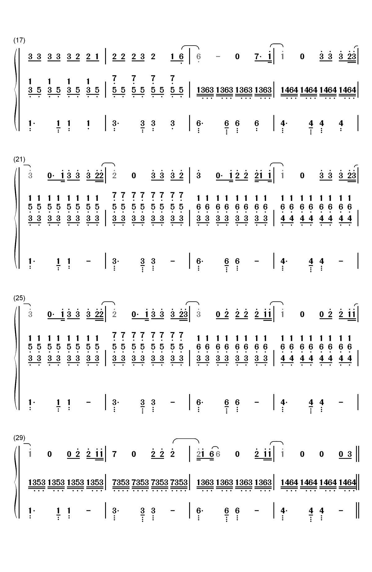 You Say-Lauren Daigle双手简谱预览2